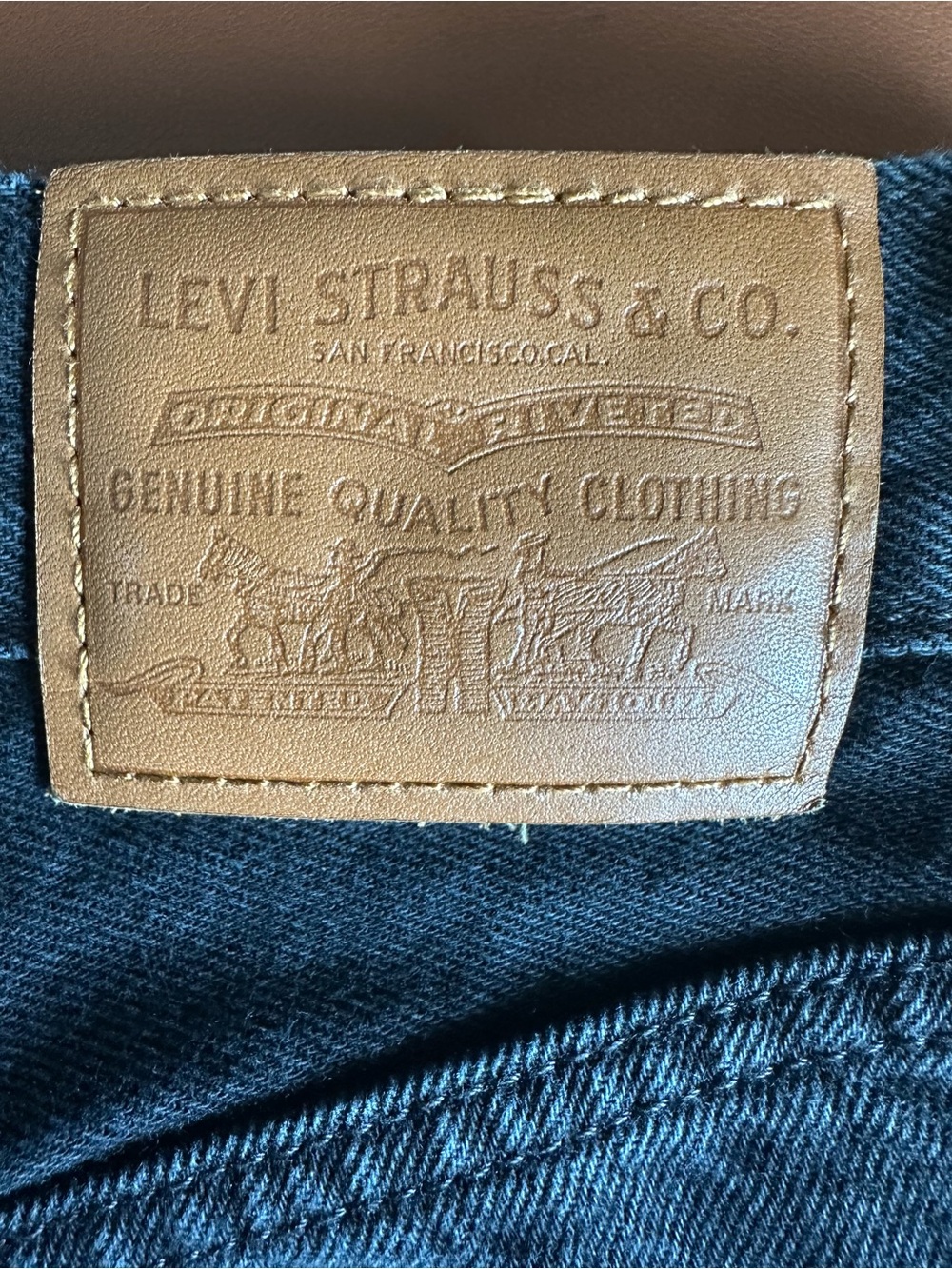 Levi’s Ribcage Wide-Leg High-Rise Jeans Black Wash Size 24 - Picture 7 of 8